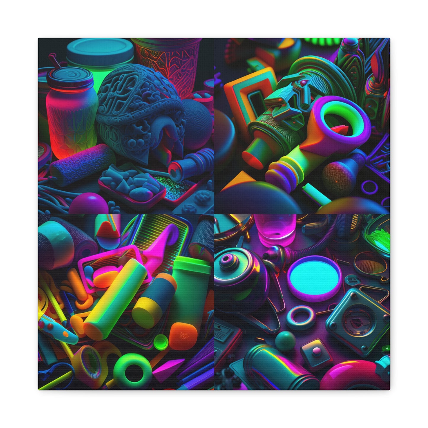 Canvas Gallery Wraps Neon Glow