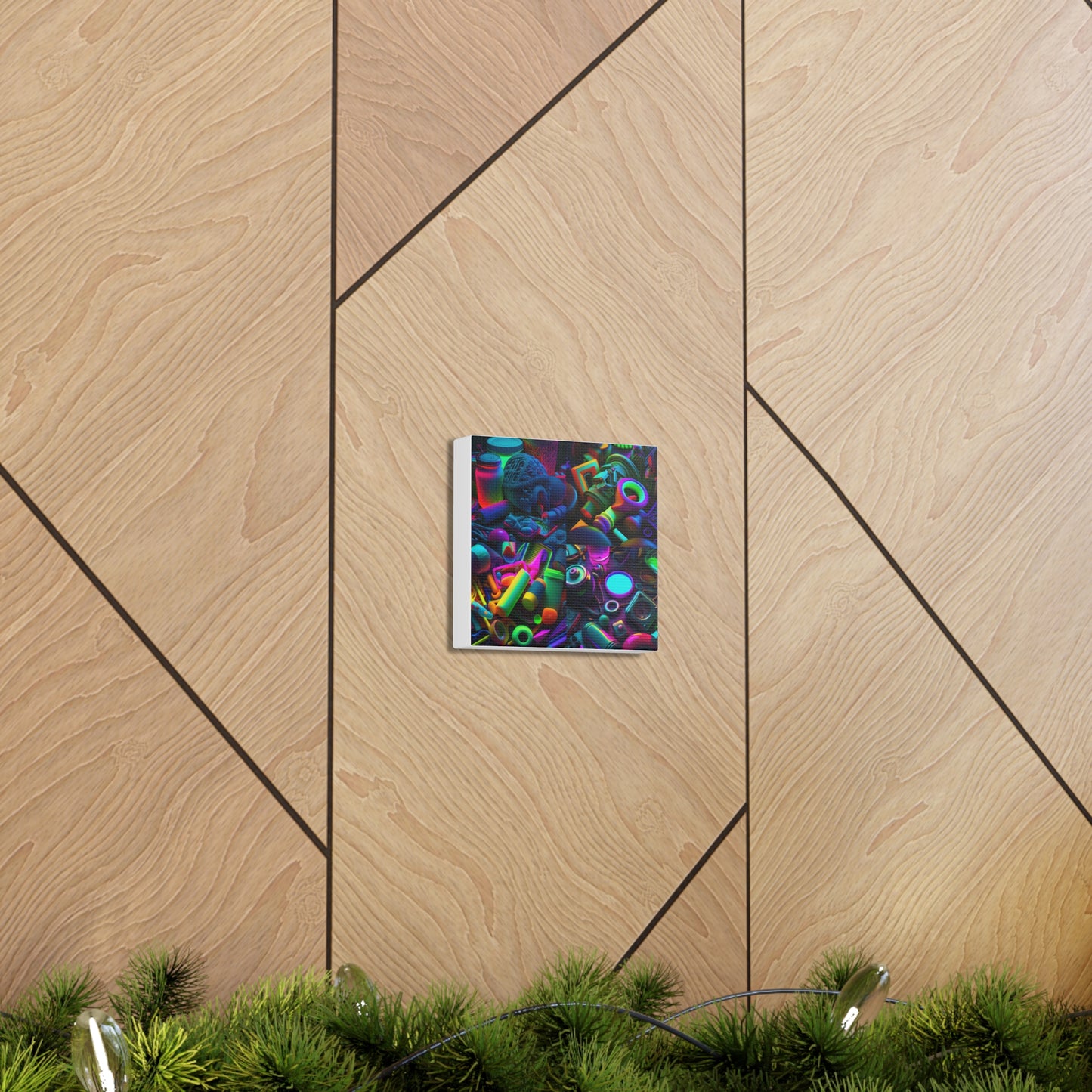 Canvas Gallery Wraps Neon Glow