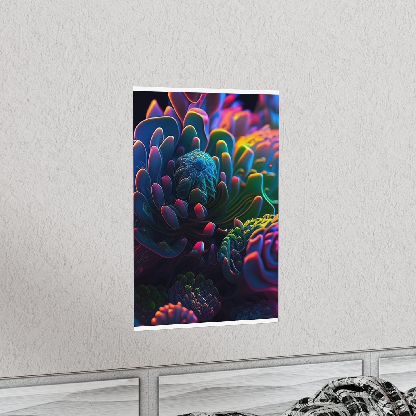 Premium Matte Vertical Posters Ocean Life Macro 4