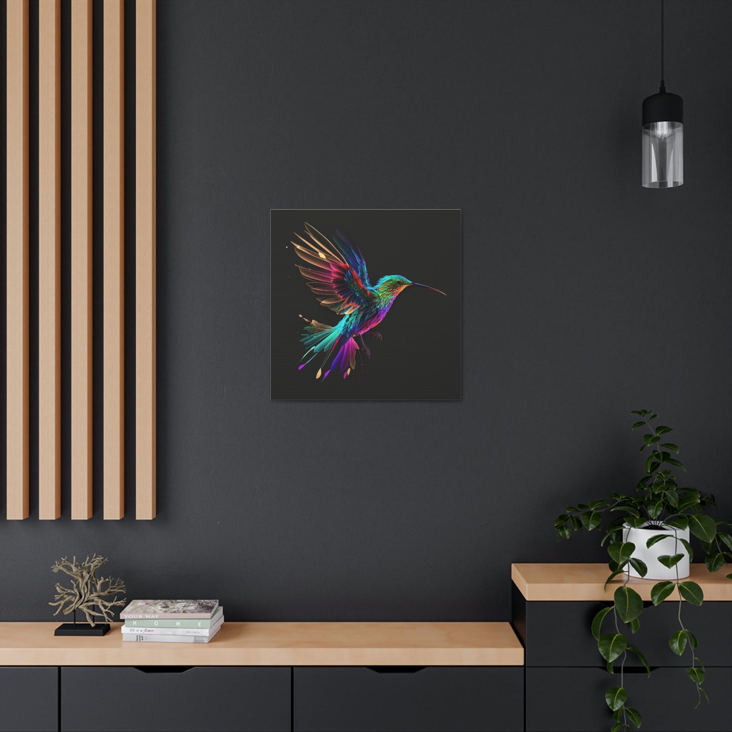 Hummingbird florescent glow