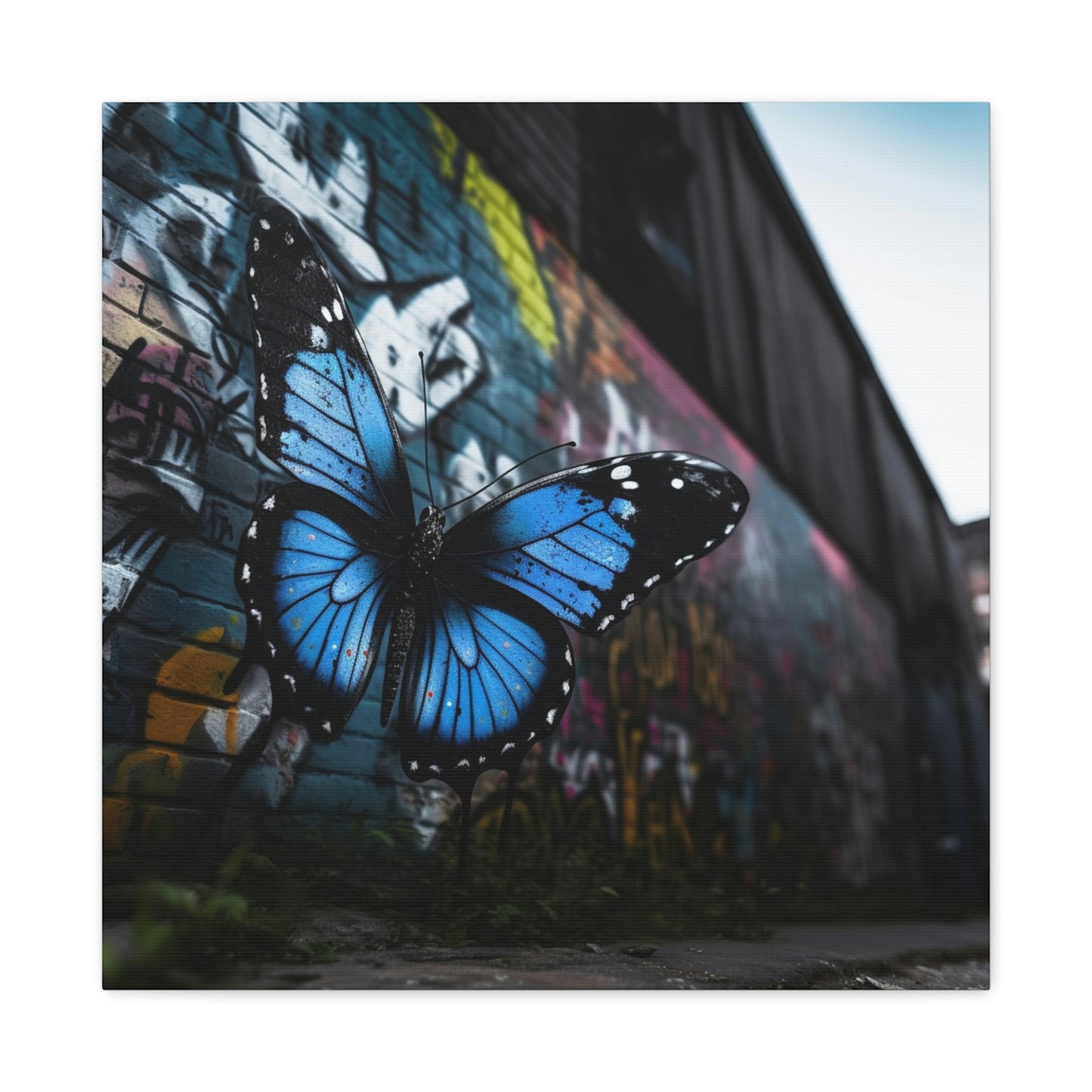 Butterfly street art