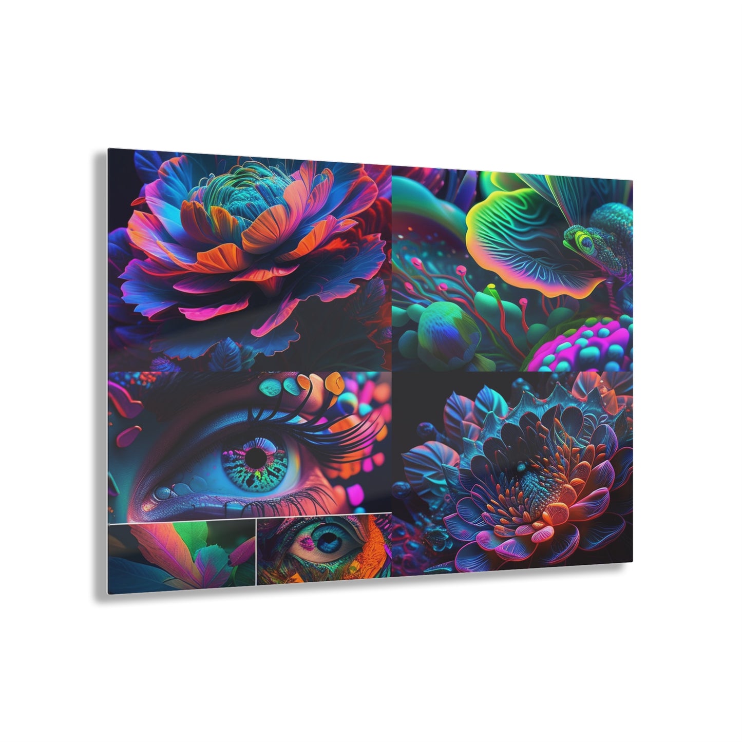 Acrylic Prints Neon Florescent Glow