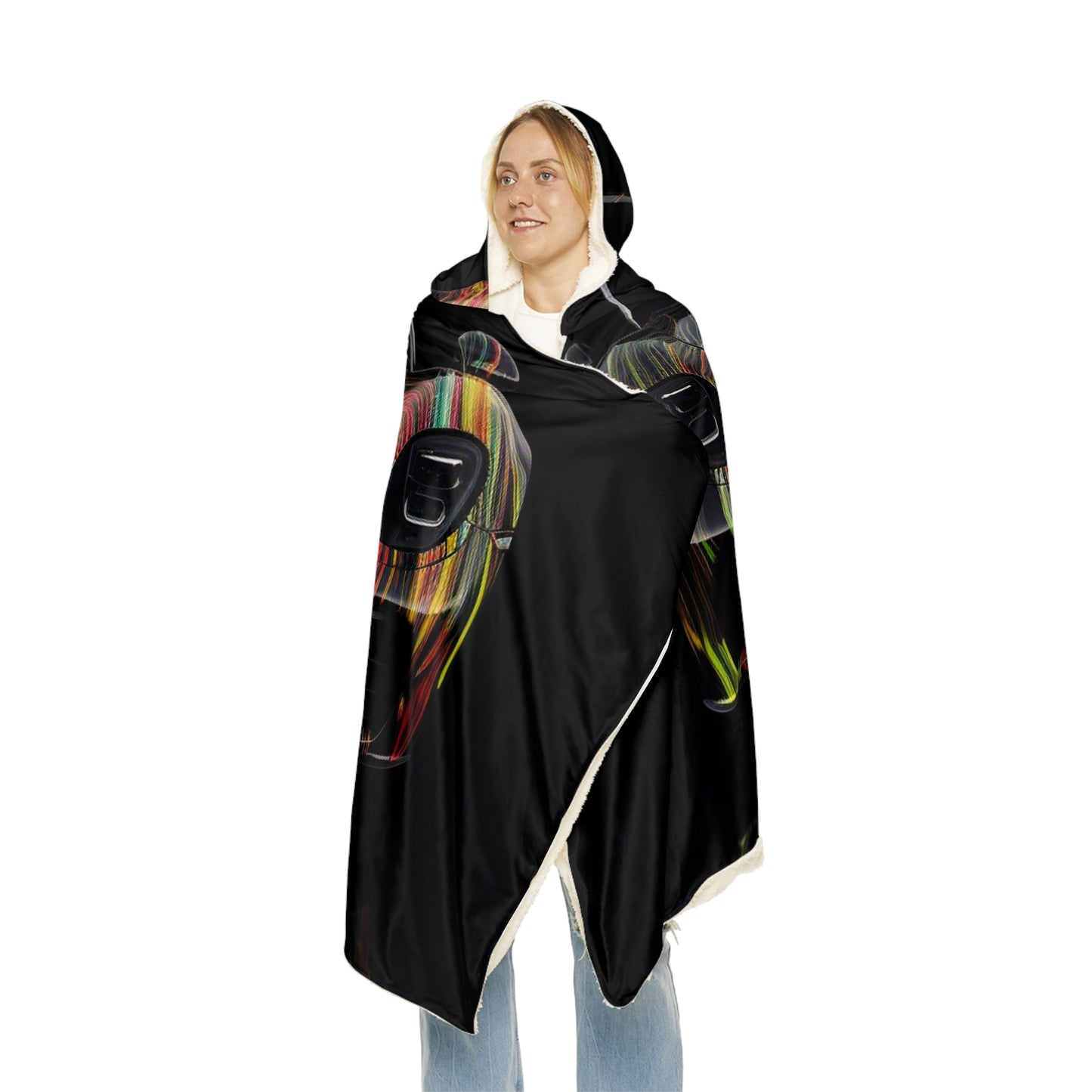 Snuggle Hooded Blanket Porsche Line 2