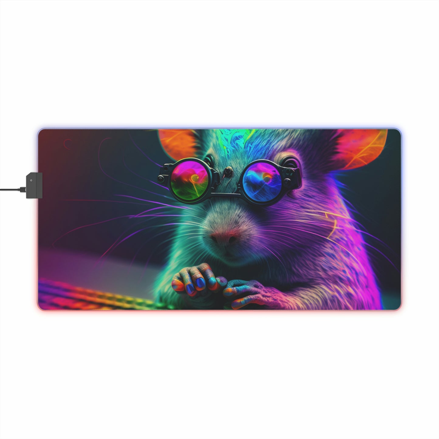 LED Gaming Mouse Pad Neon Mouse 4