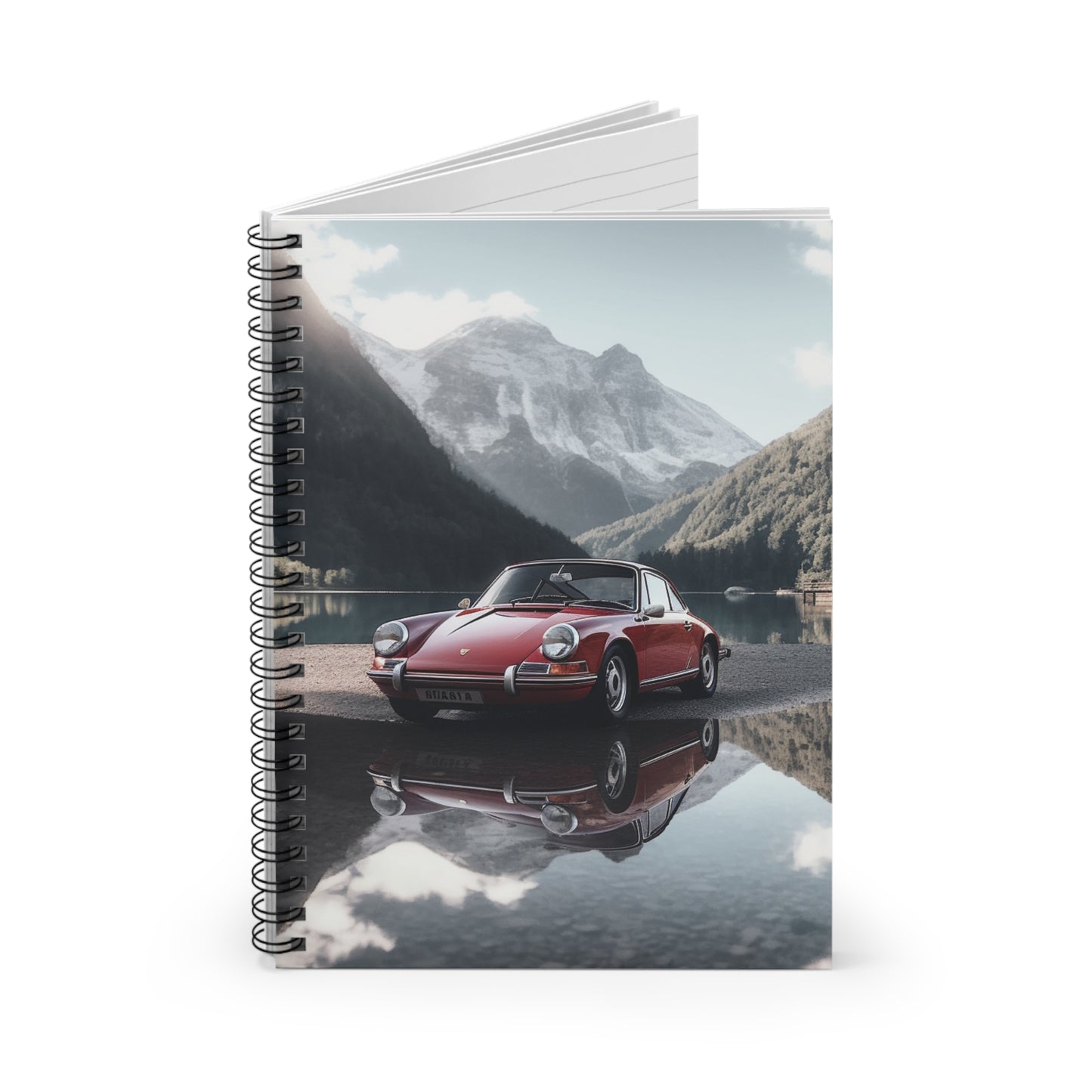 Spiral Notebook - Ruled Line Porsche Lake 4