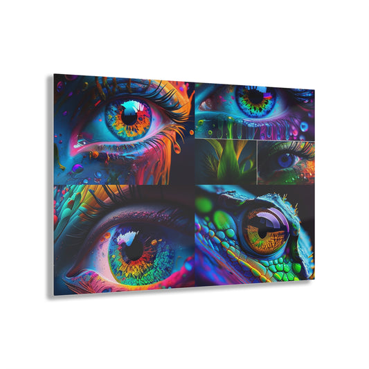 Acrylic Prints Macro Eye Photo 5