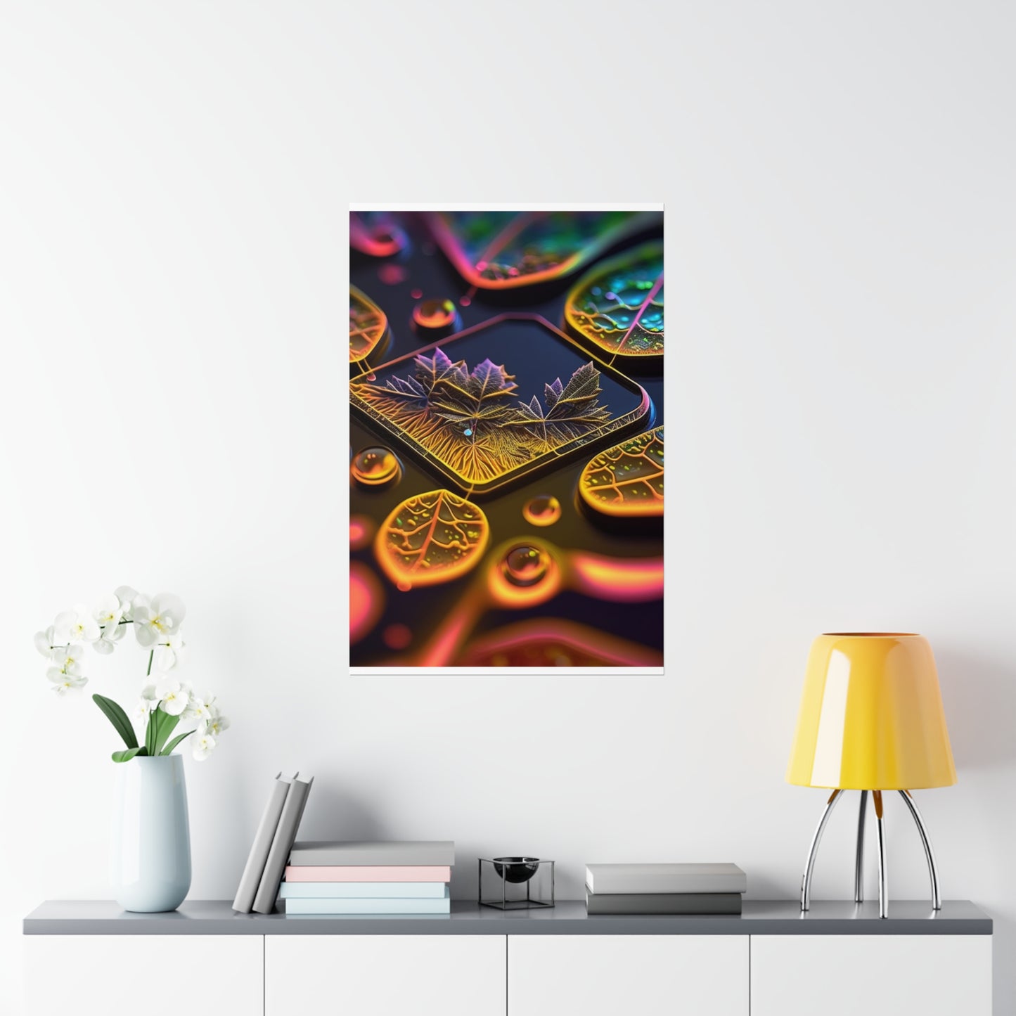 Premium Matte Vertical Posters Macro Florescent 4