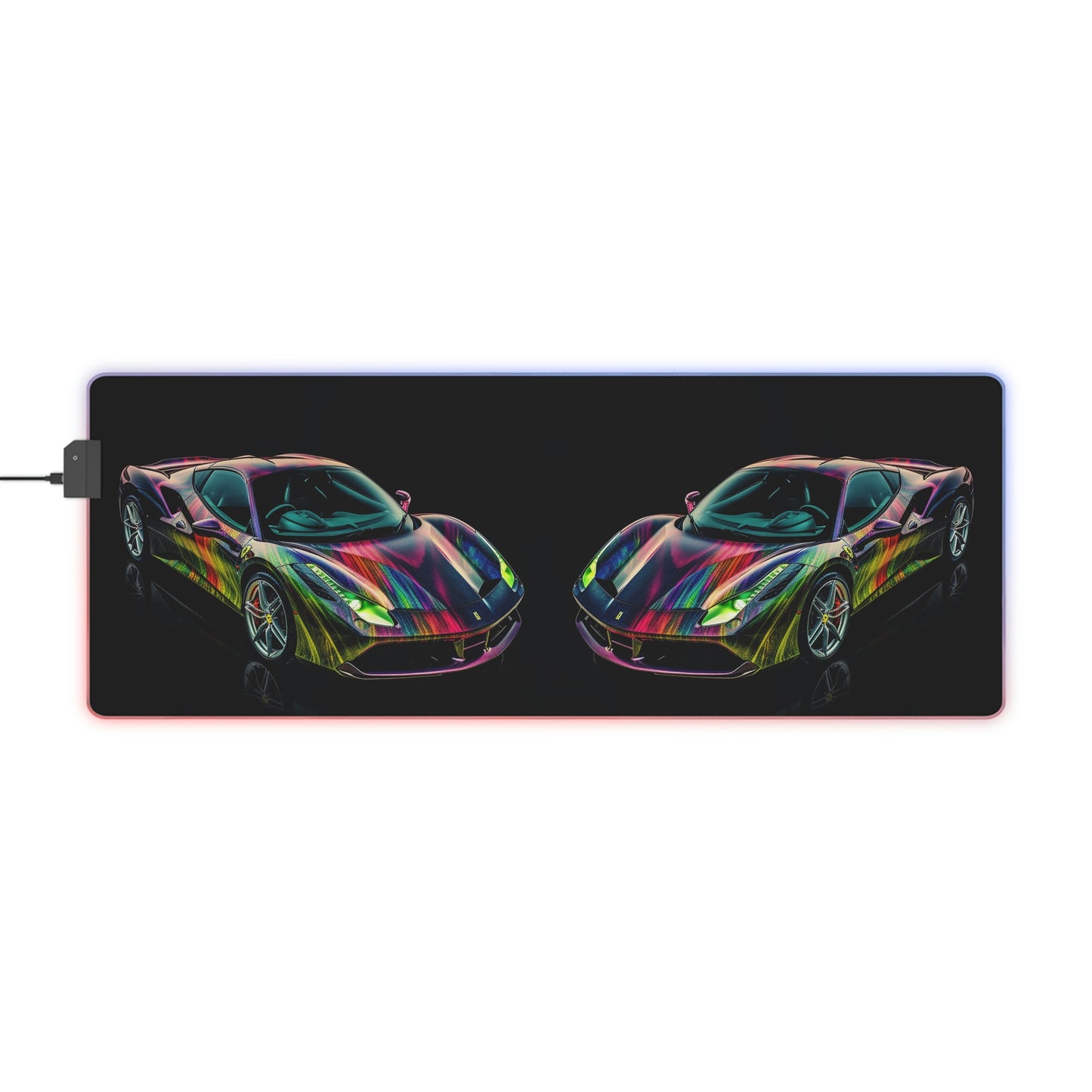 LED Gaming Mouse Pad Ferrari Color 3