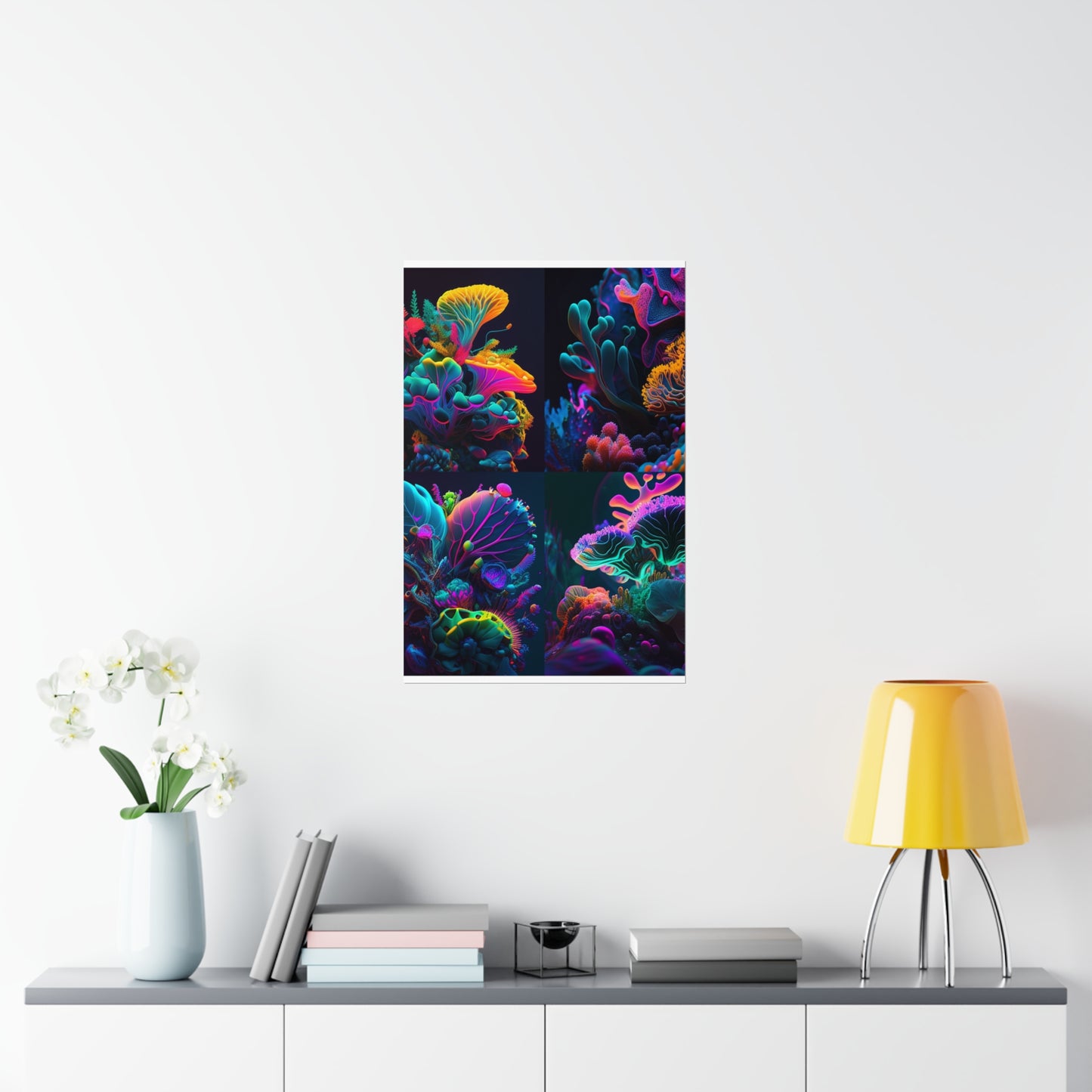 Premium Matte Vertical Posters Macro Coral Reef 5