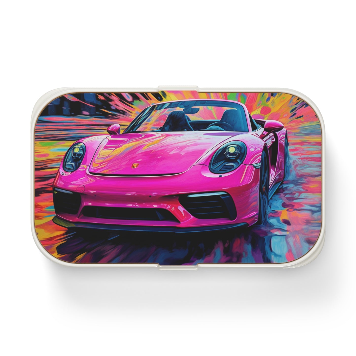 Bento Lunch Box Pink Porsche water fusion 2