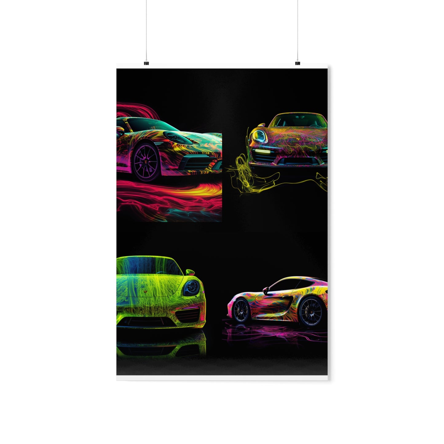 Premium Matte Vertical Posters Porsche Flair 5