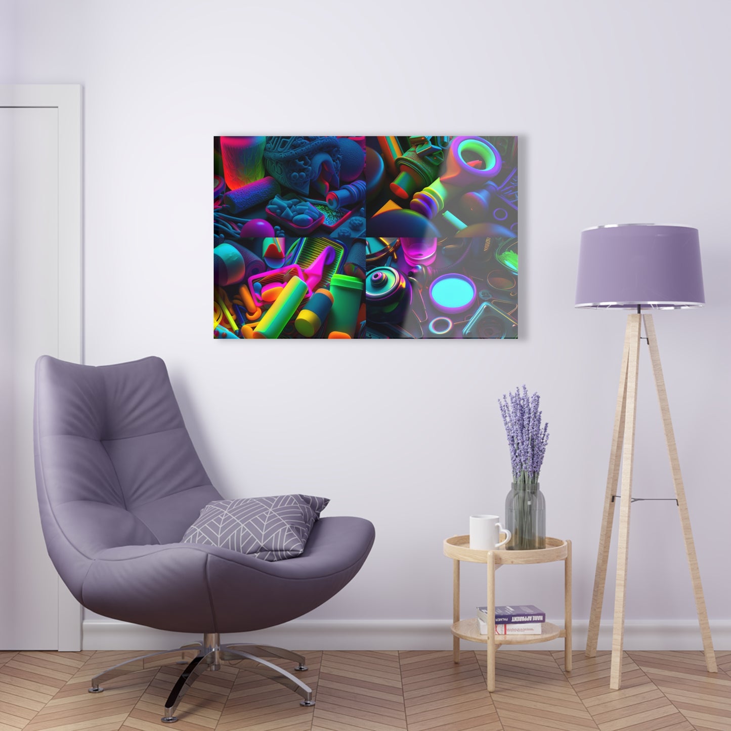 Acrylic Prints Neon Glow