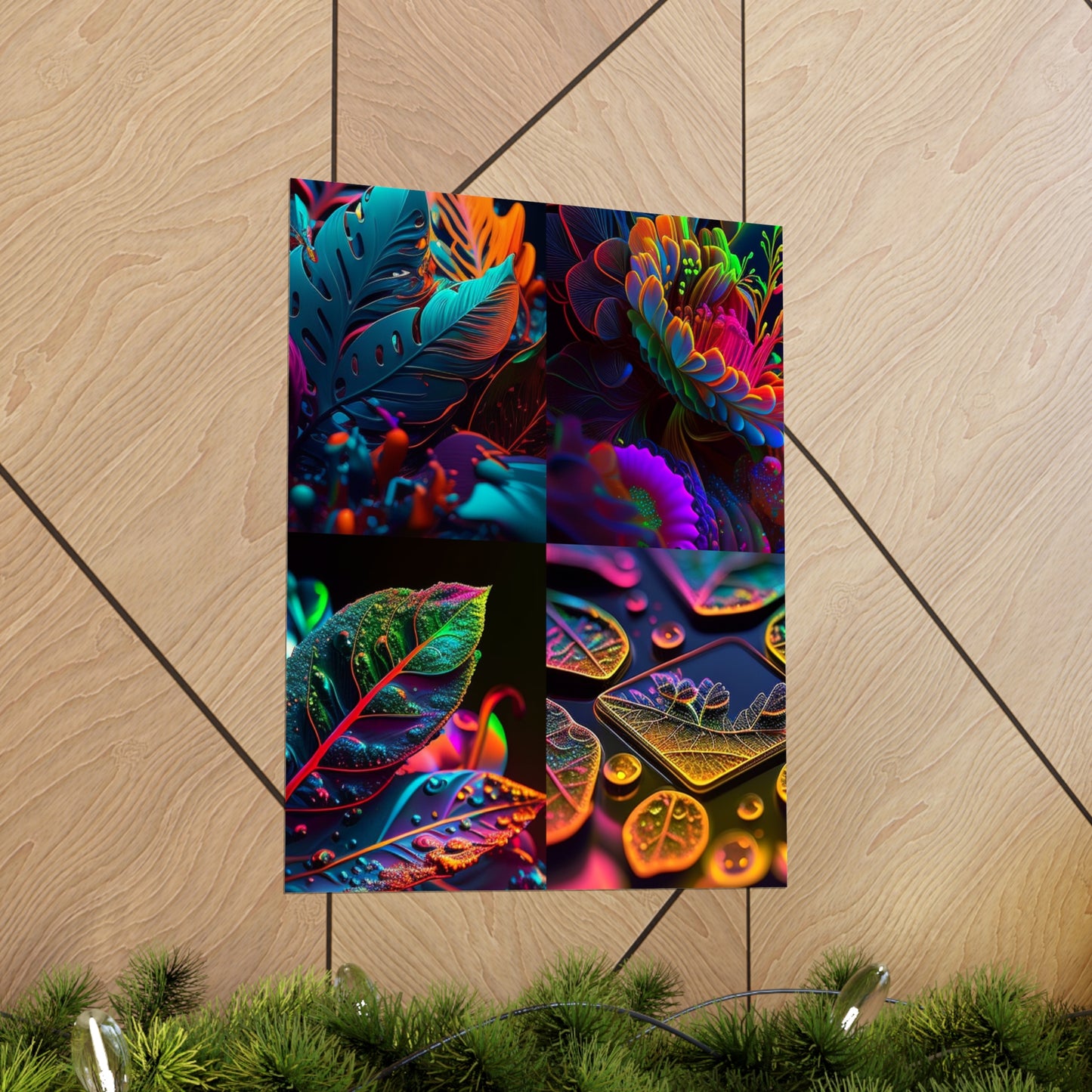 Premium Matte Vertical Posters Macro Florescent 5