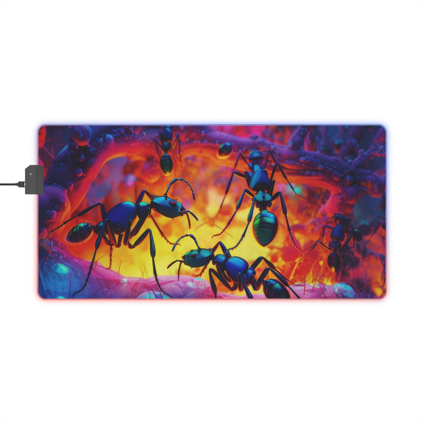 LED Gaming Mouse Pad Ants Home 3