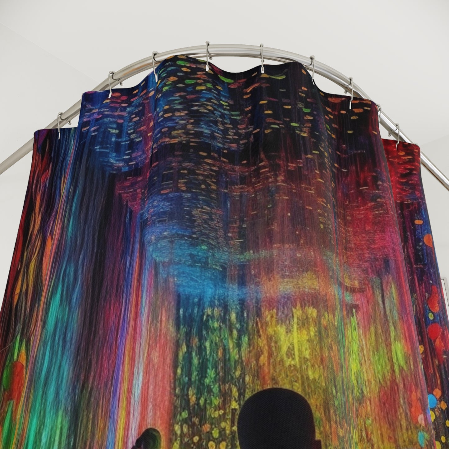 Polyester Shower Curtain neon kid 4