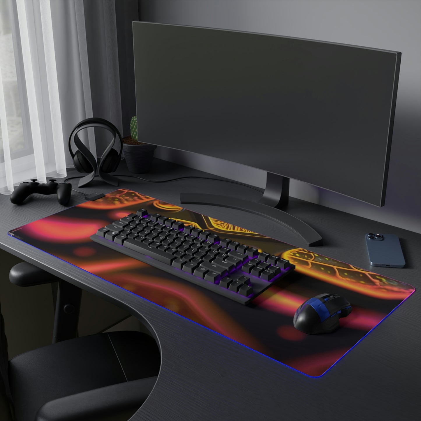 LED Gaming Mouse Pad Macro Florescent 4