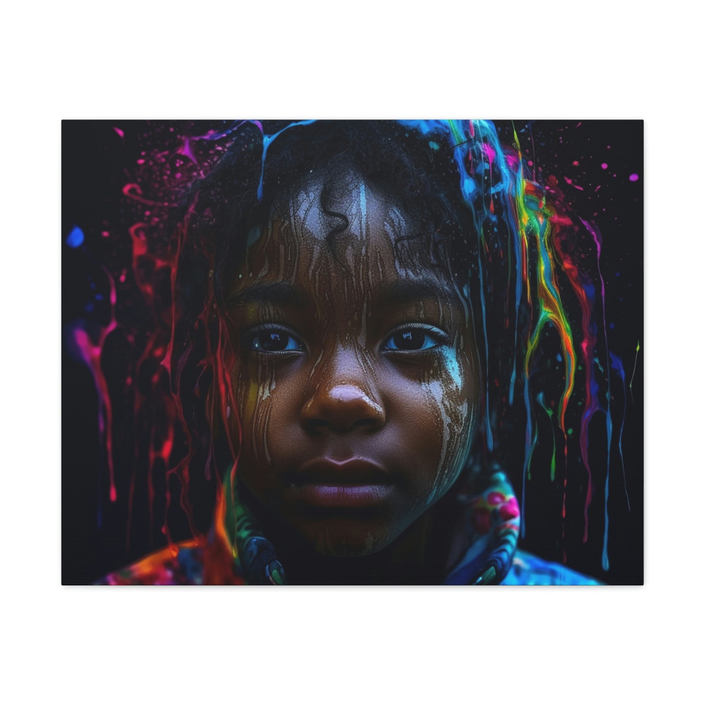 Canvas Gallery Wraps Kid Color Rain 4