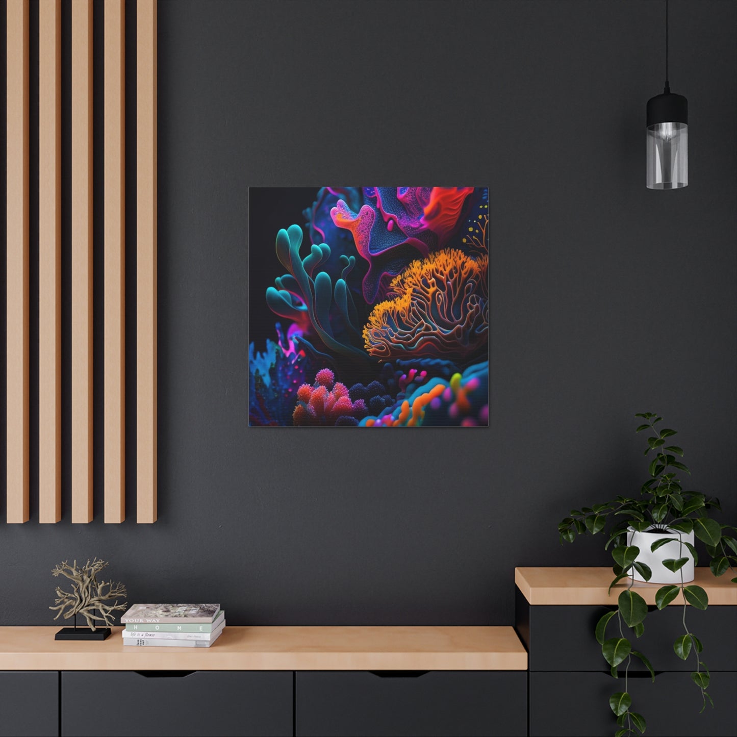 Canvas Gallery Wraps Macro Coral Reef 2