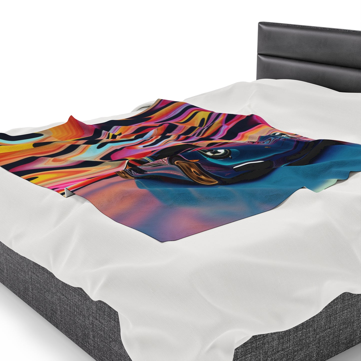 Velveteen Plush Blanket Porsche Water Fusion 2