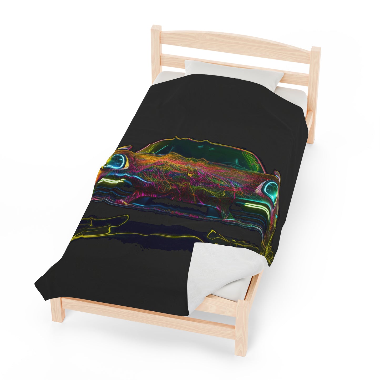 Velveteen Plush Blanket Porsche Flair 2