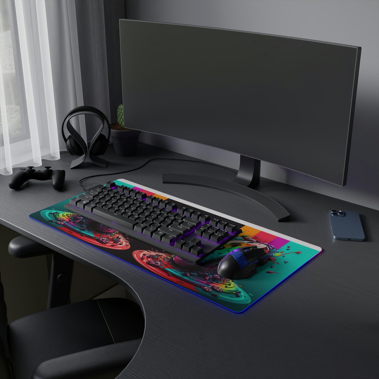 LED Gaming Mouse Pad Gaming Mouse 2