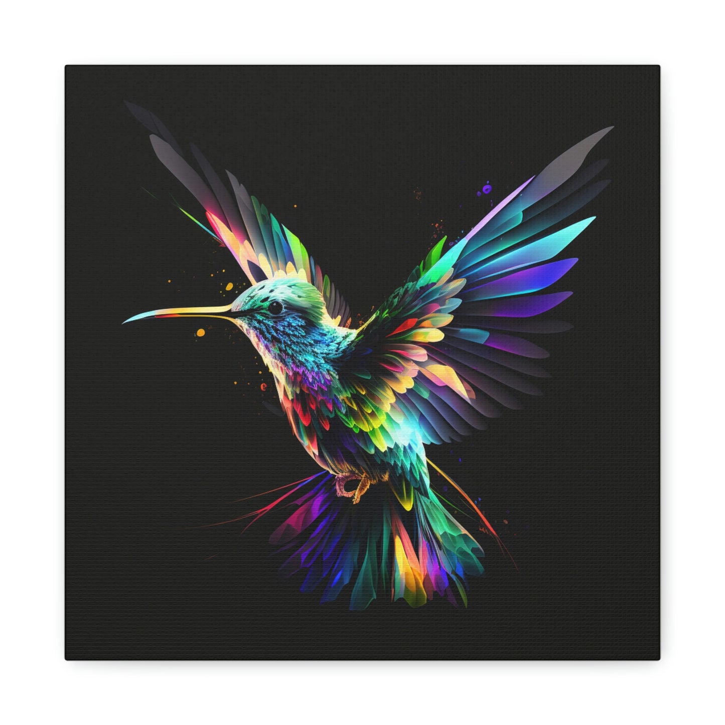 Hummingbird florescent glow