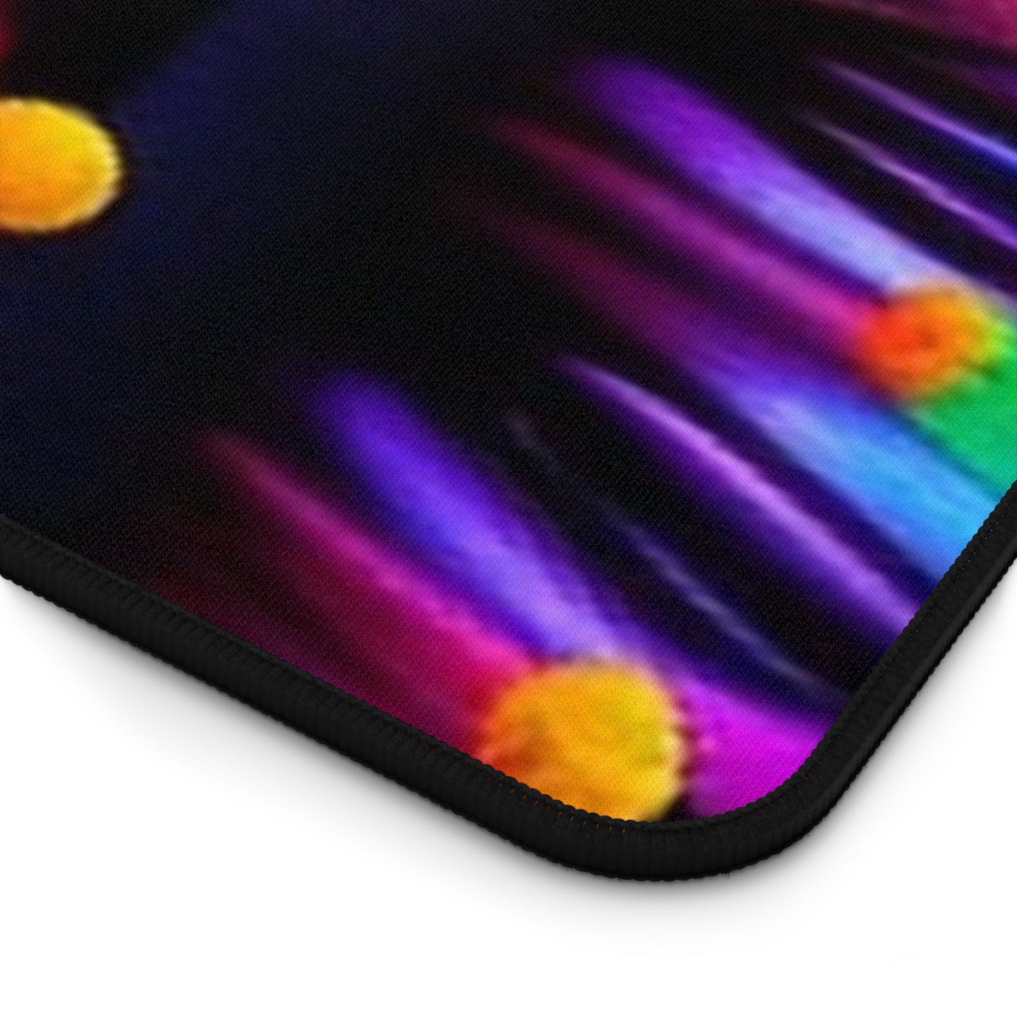 Desk Mat Macro Cactus neon square 2