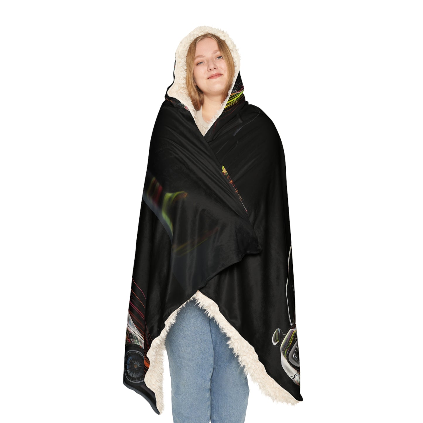 Snuggle Hooded Blanket Porsche Line 5