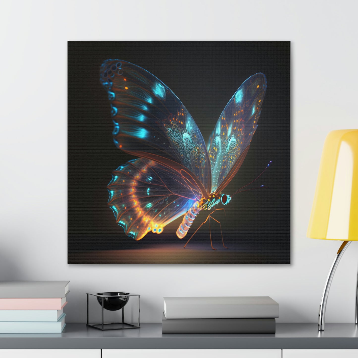 Butterfly neon glow