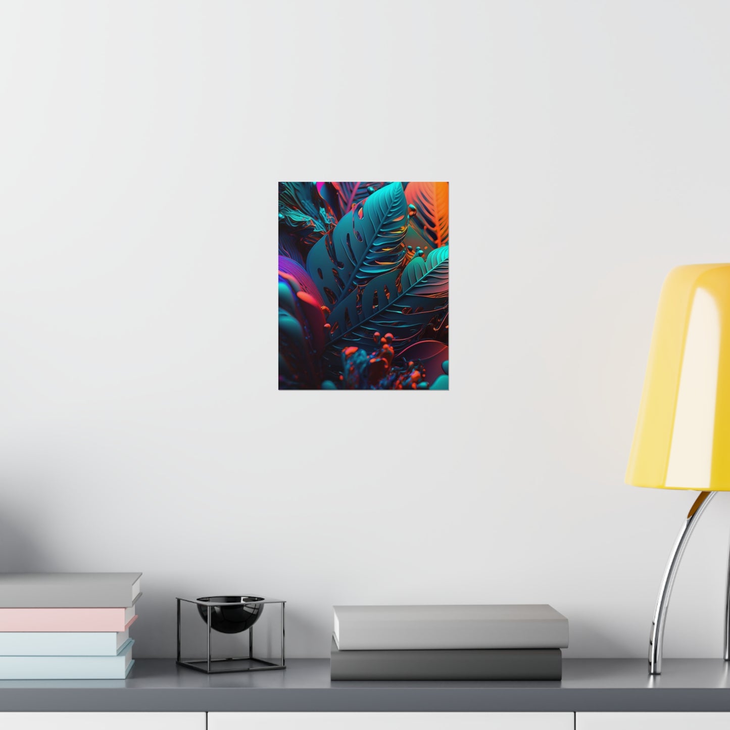 Premium Matte Vertical Posters Macro Florescent 1