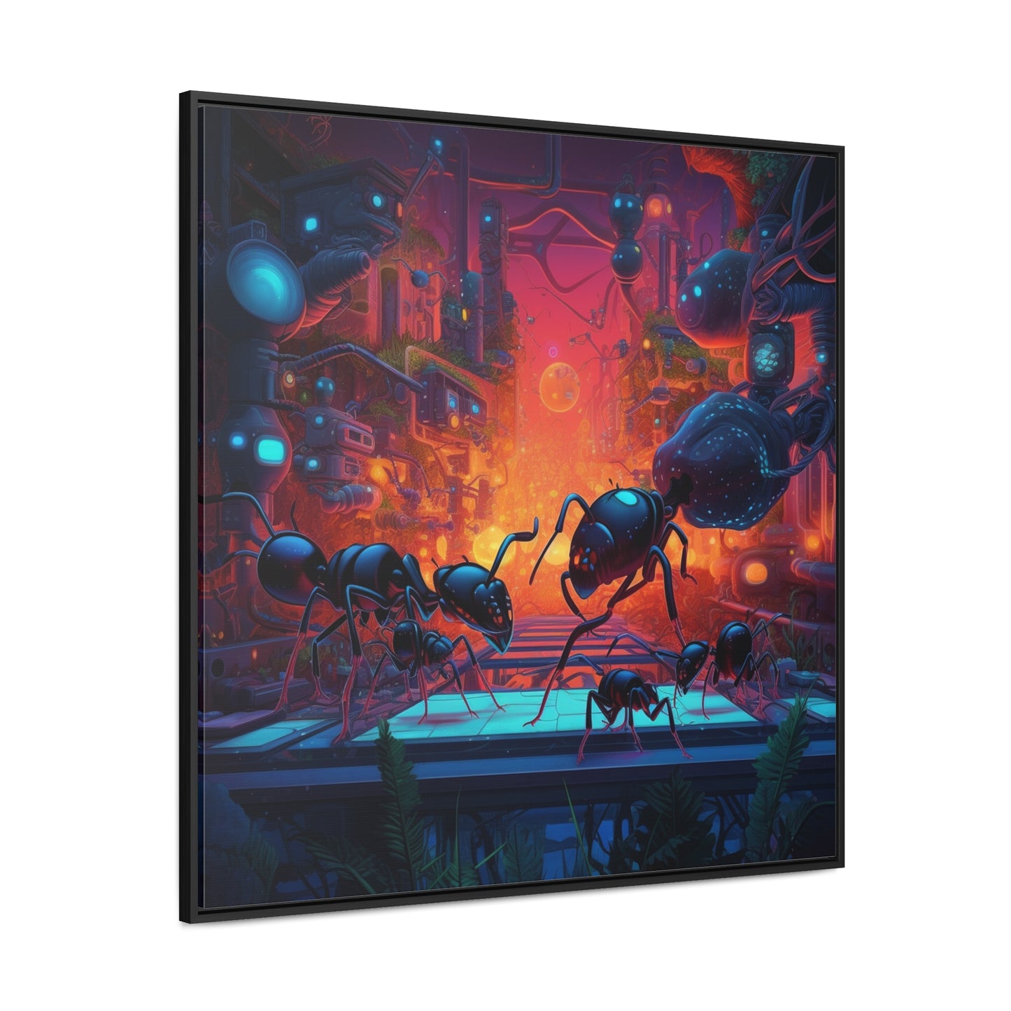 Gallery Canvas Wraps, Square Frame Ants Home 2