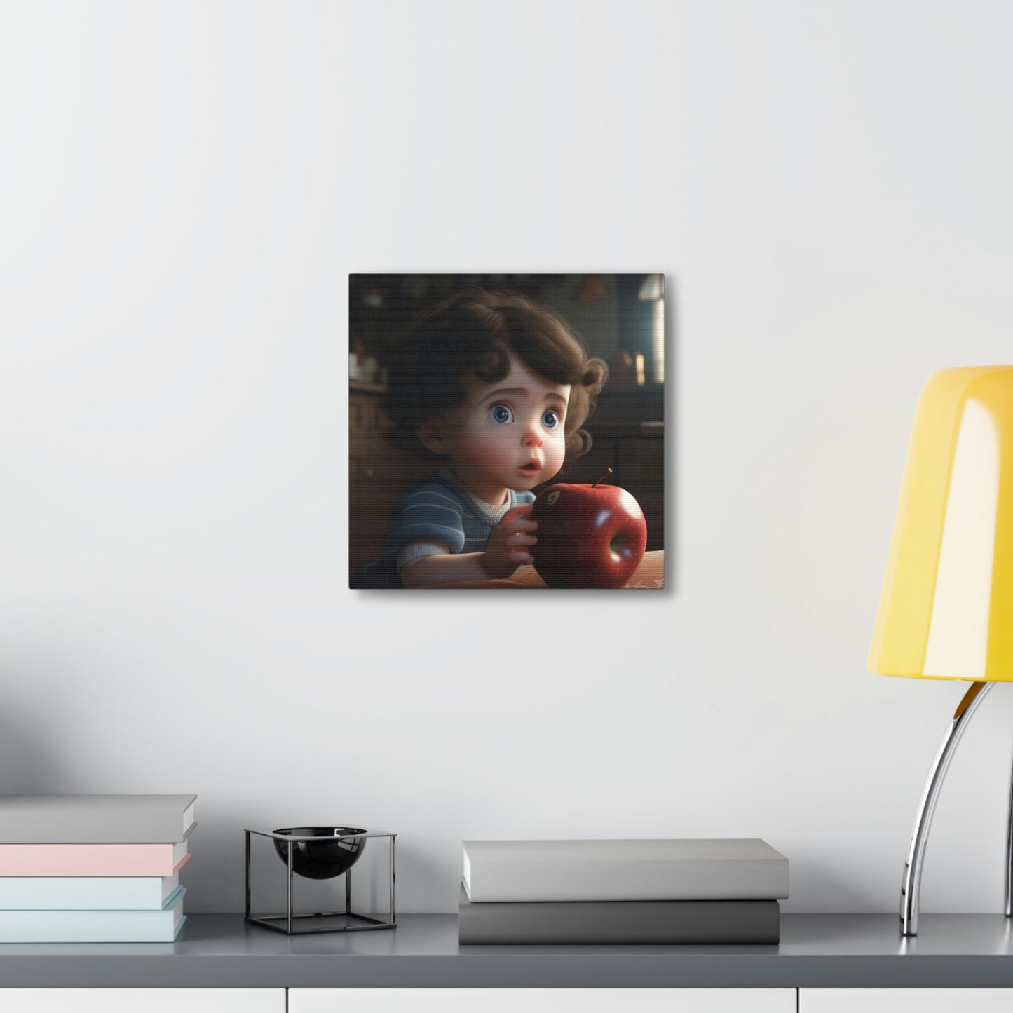 Canvas Gallery Wraps Girl Apple 4