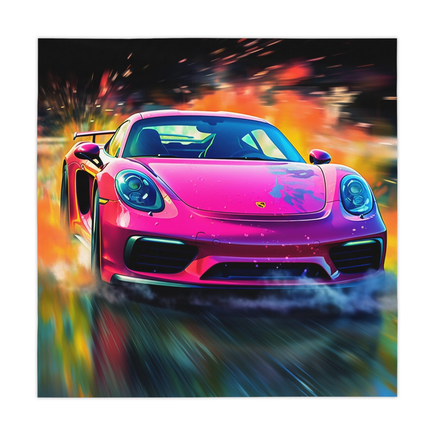 Tablecloth Pink Porsche water fusion 4