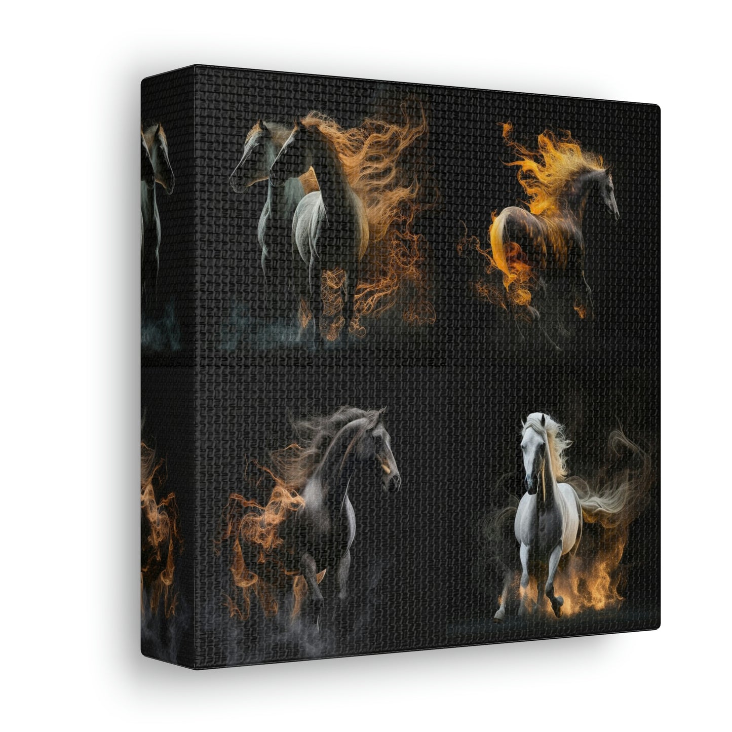 Canvas Gallery Wraps Fire Mane 4 Pack