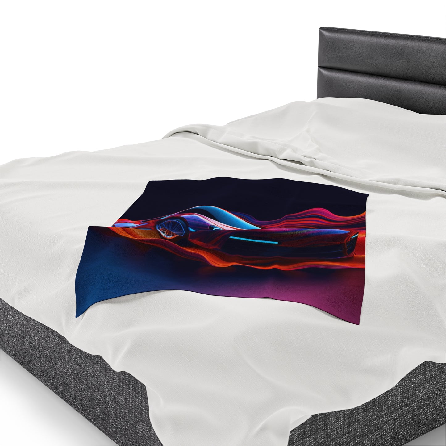 Velveteen Plush Blanket Porsche Water Fusion 4