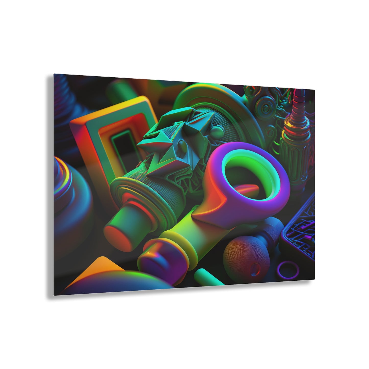 Acrylic Prints Neon Glow 2