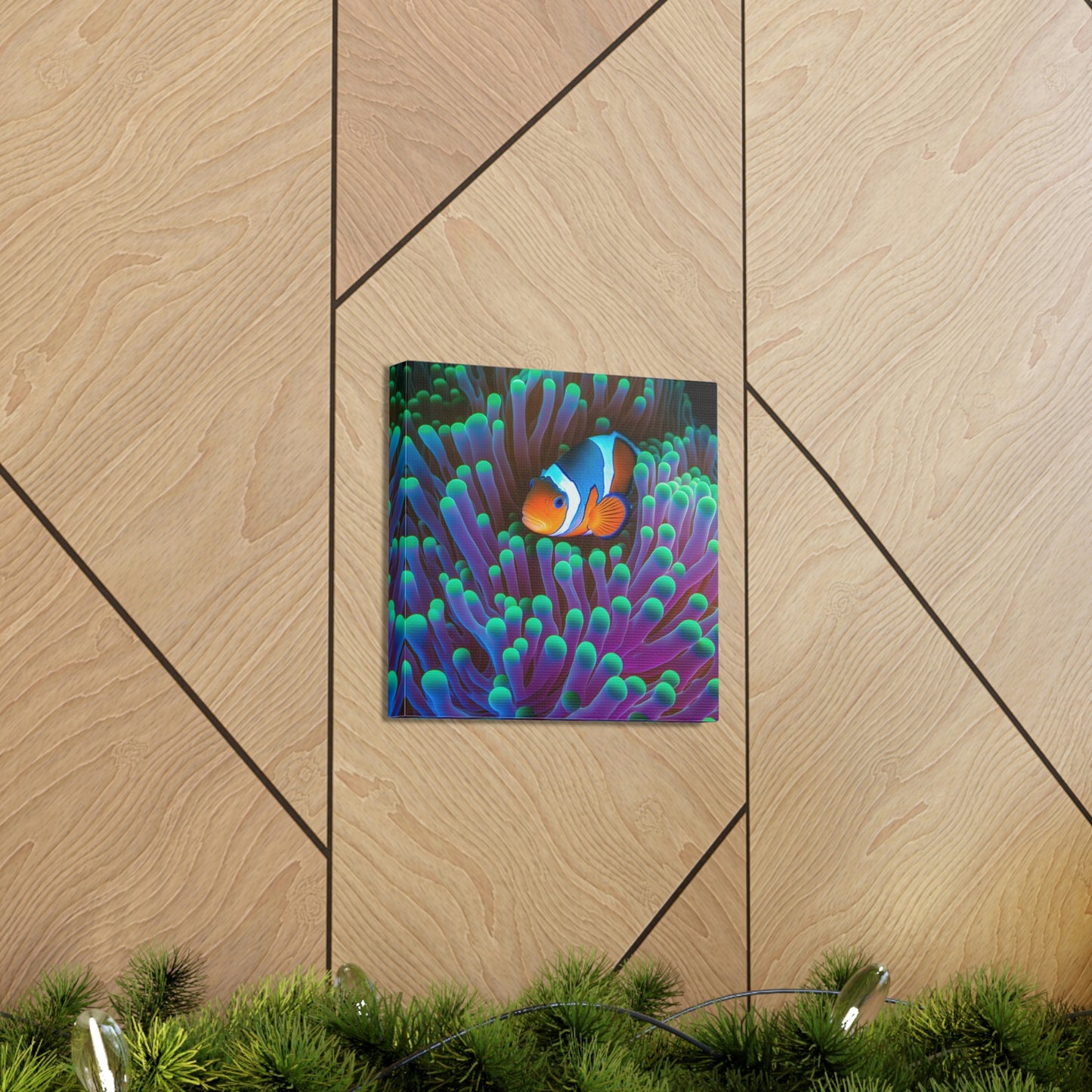 Canvas Gallery Wraps Clownfish Anemone 2