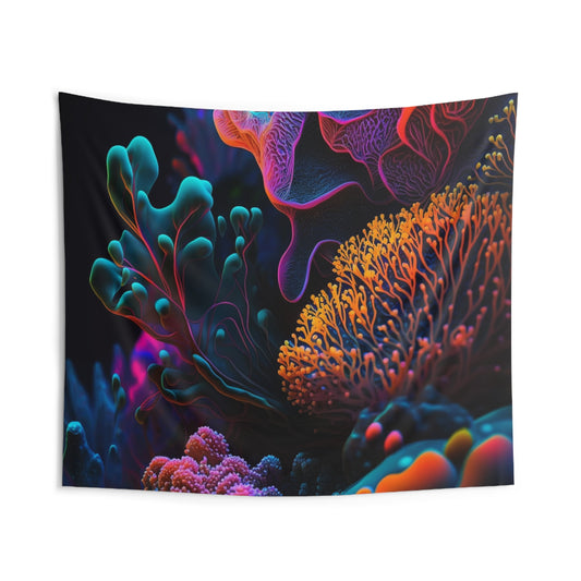 Indoor Wall Tapestries Ocean Life Macro 2