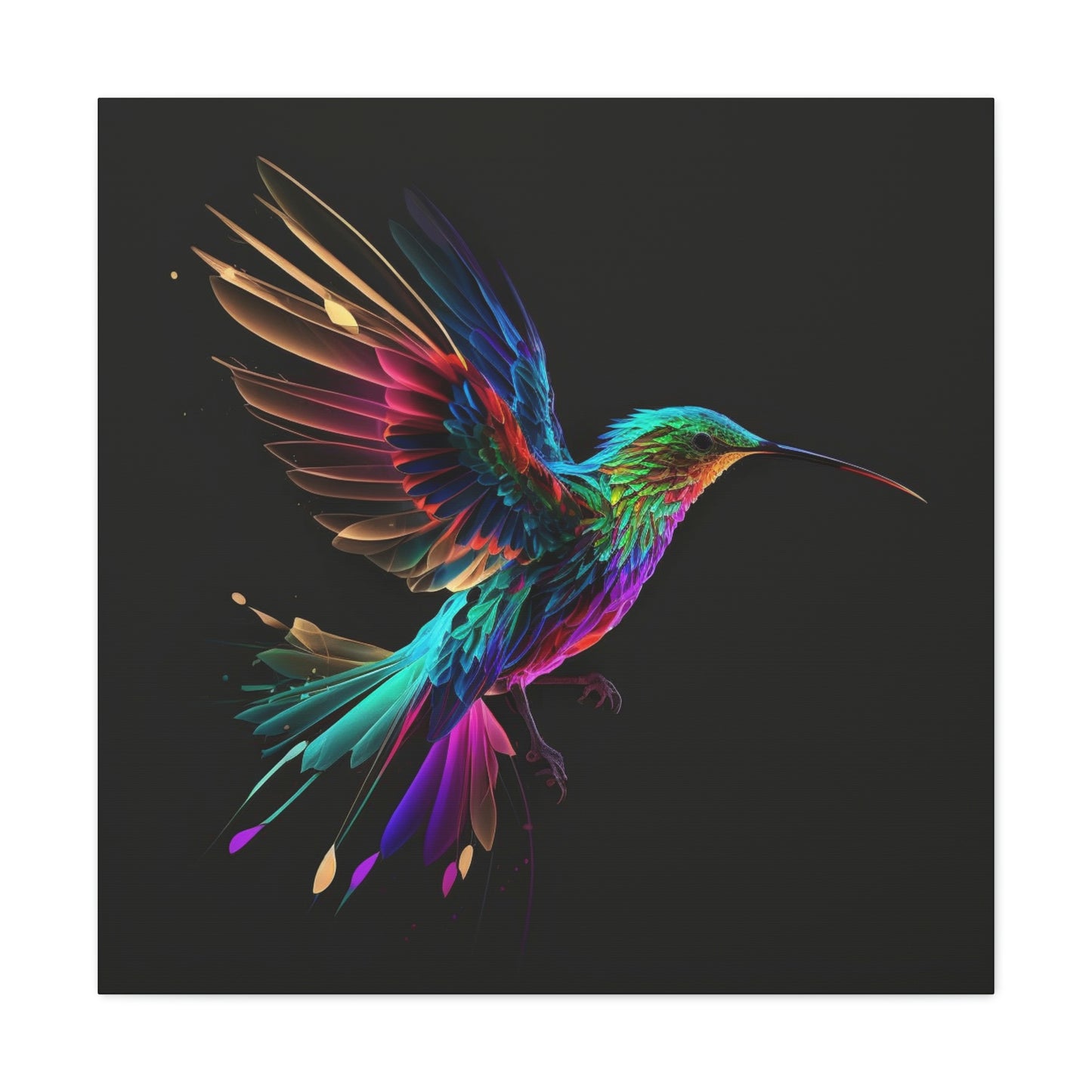 Hummingbird florescent glow