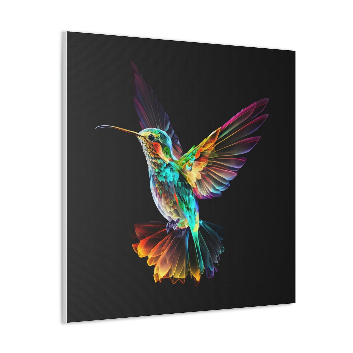 Hummingbird florescent glow