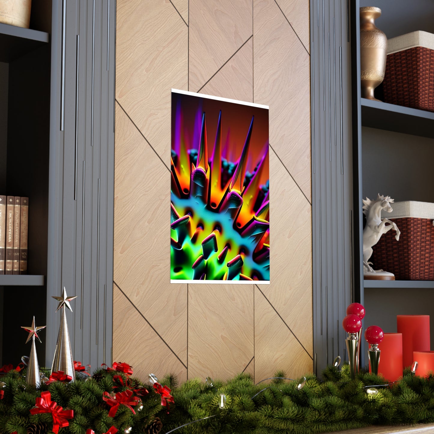 posters  Macro Neon Spike 4