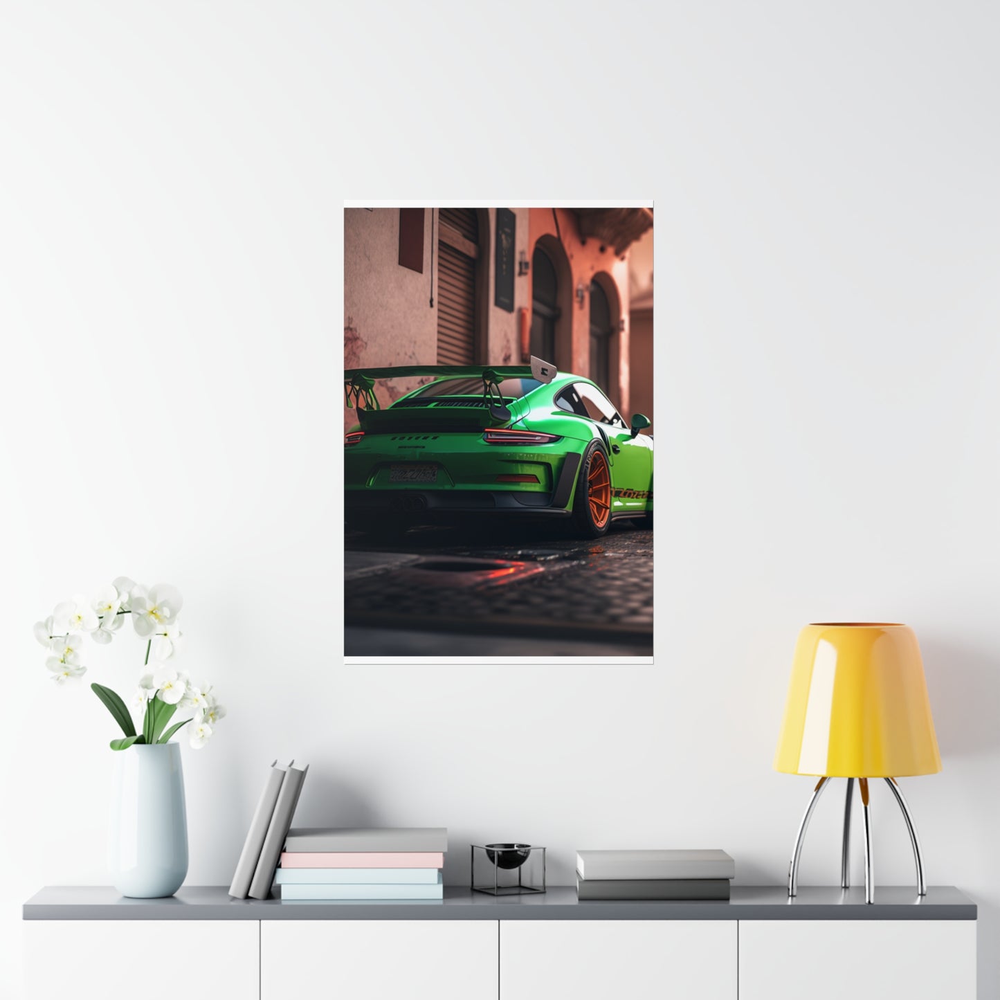 Premium Matte Vertical Posters porsche 911 gt3 1