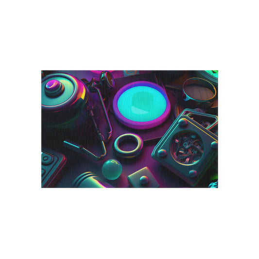 Outdoor Rug Neon Glow 4