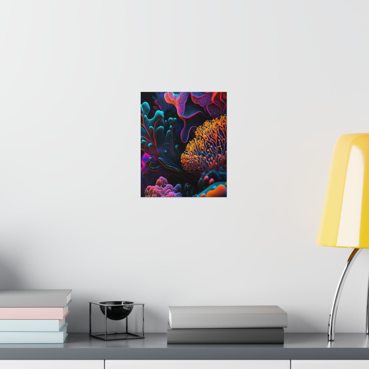 Premium Matte Vertical Posters Ocean Life Macro 2