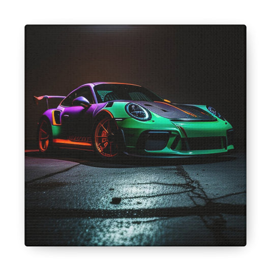 Canvas Gallery Wraps Green Porsche 911 4