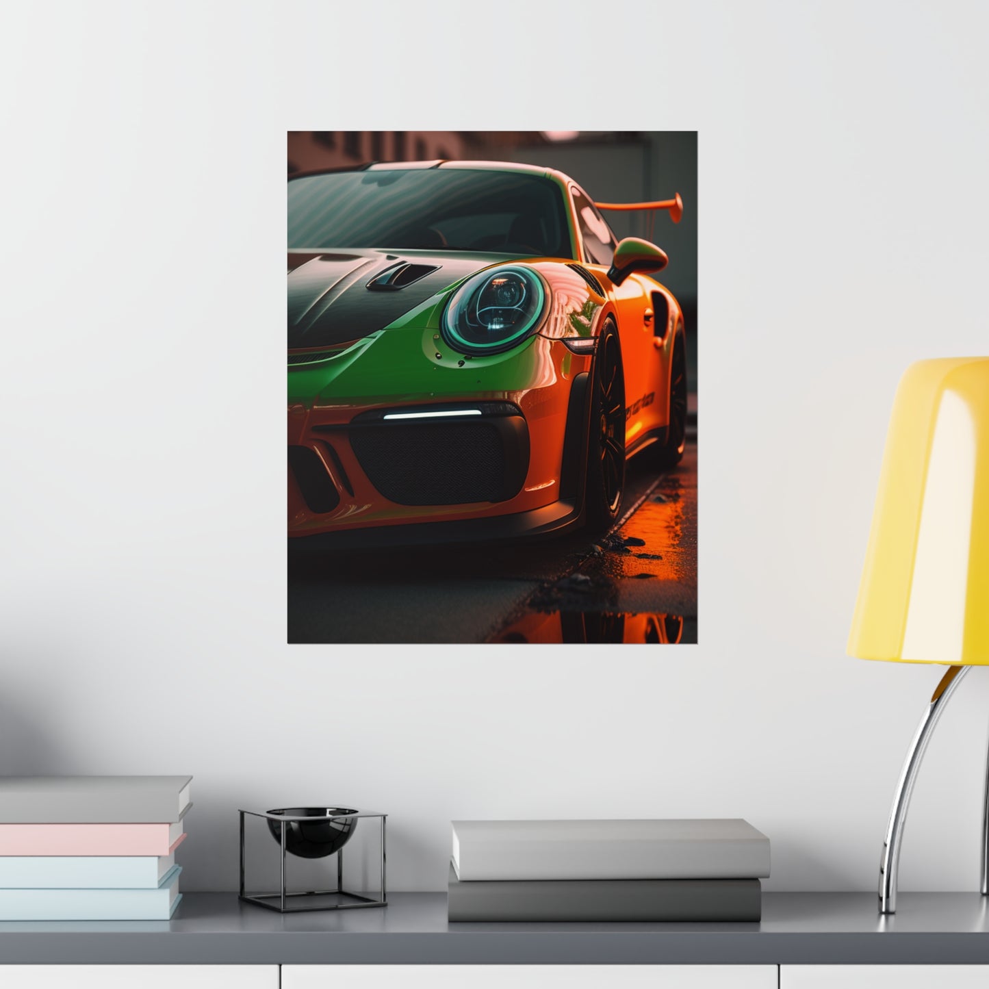 Premium Matte Vertical Posters porsche 911 gt3 2