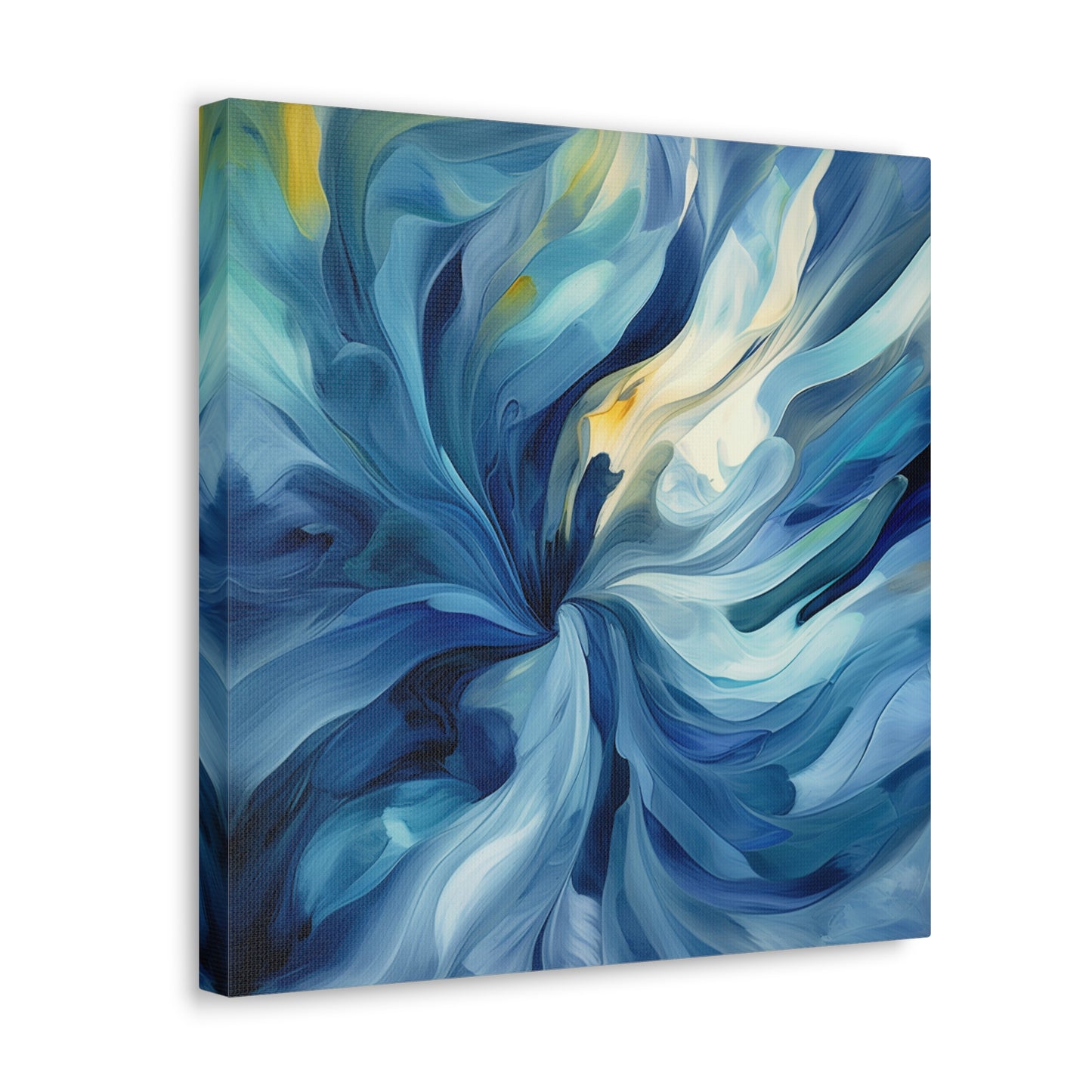 Canvas Gallery Wraps Blue Tluip Abstract 4