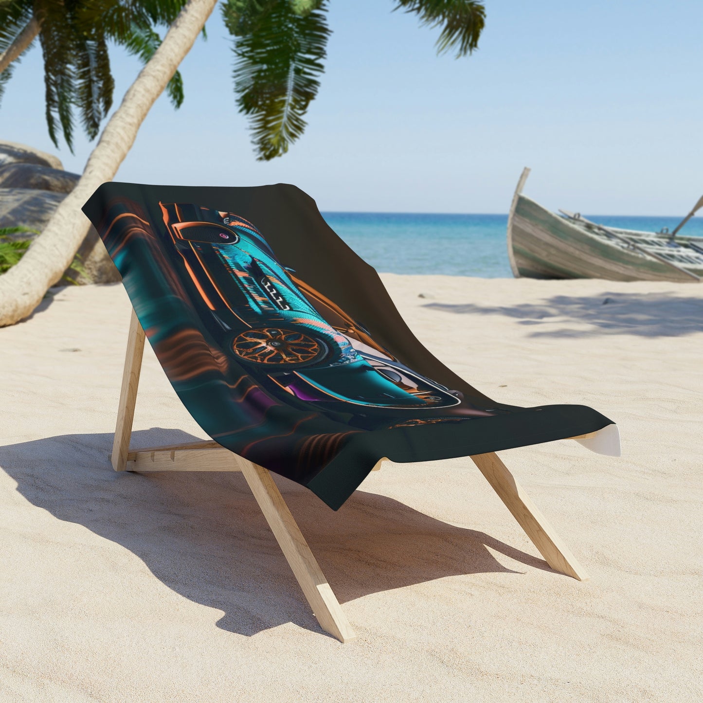 Beach Towel Bugatti Blue 2