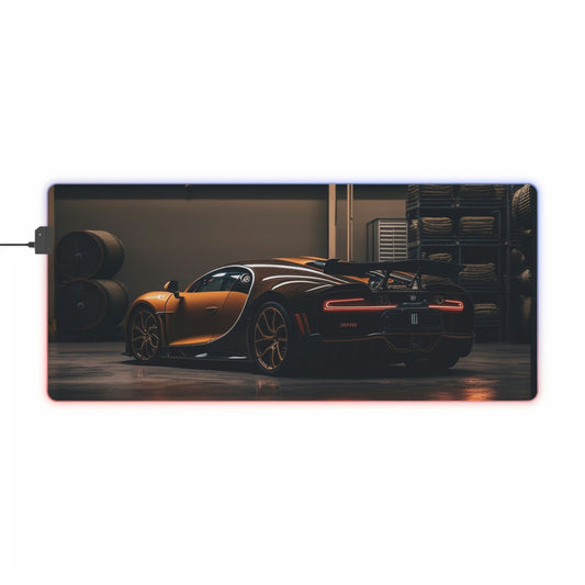 LED Gaming Mouse Pad Bugatti Orange 1