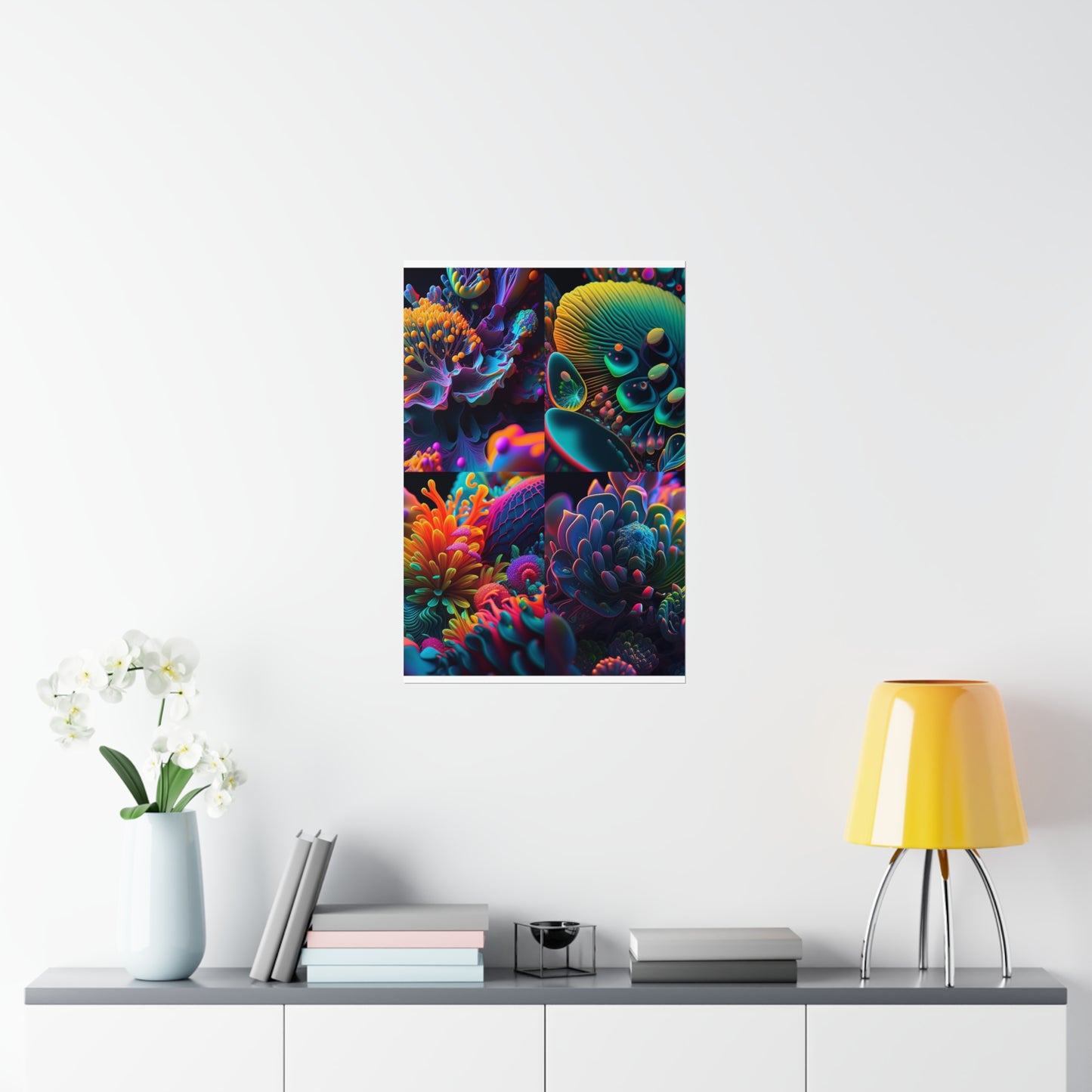 Premium Matte Vertical Posters Ocean Life Macro 5